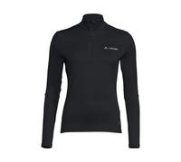 Vaude Livigno Ii Half Zip Long Sleeve T-shirt Noir 38 Femme