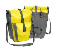 Vaude Sacoche pour arrière de vélo - Lot de 2 - sans PVC, sacoches de vélo en bâche - sacoche étanche avec poche avant et un volume Total de stockage de 51 litre., mixte, Aqua Back Plus, canari