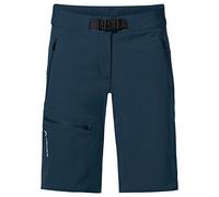VAUDE Short Badile pour Femme Pantalon, Dark Sea Uni, Taille 38