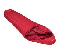 Vaude - Sioux 800 S SYN - Sac de couchage Dark Indian Red - Short - Ouverture gauche