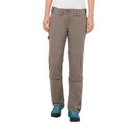 Vaude Skomer Pantalon Zip Off pour Femme Pantalon Capri/Convertible, Femme, Hose Skomer Capri ZO Pants, Noix de Coco, 44/XL