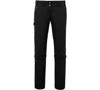 Vaude Skomer Zo Pantacourt Femme, Noir-Noir, FR : M (Taille Fabricant : 40)