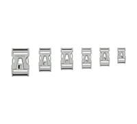 VAUDE Steckschnalle Boucle à dégagement Rapide en Plastique à Double réglage, Mixte Adulte, Gris (Gris/galets), 38 mm