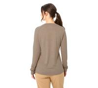 Vaude Skomer Iii Long Sleeve T-shirt Marron,Gris 46 Femme