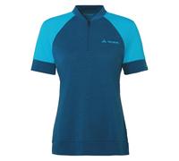 Vaude - Women's Altissimo Q-Zip Shirt - Maillot de cyclisme - 40 - shore blue