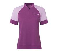 Vaude Bike Altissimo Q-zip Short Sleeve Jersey Violet 42 / Regular Femme