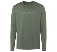 Vaude Logo Long Sleeve T-shirt Vert L Homme