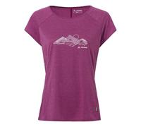 Vaude Tekoa Ii Short Sleeve T-shirt Rose 38 Femme