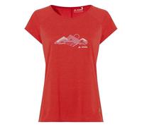 Vaude Tekoa Ii Short Sleeve T-shirt Rouge 38 Femme