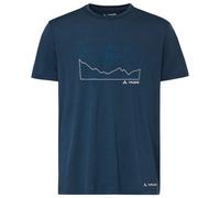 Vaude - Tekoa Wool T-Shirt - Haut en mérinos - L - dark sea / blue