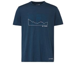 Vaude - Tekoa Wool T-Shirt - Haut en mérinos - L - dark sea / blue