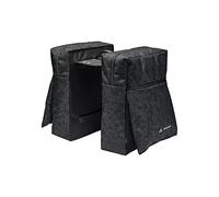 VAUDE TwinZipper Cadre Sacoche pour bicyclette 48 L Polyester, Polyuréthane Noir