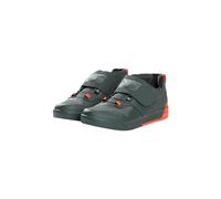 Vaude Unisex AM Moab Tech Mountainbiking-Schuh, Dark Forest/Glowing red, 45 EU