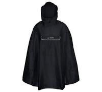 Vaude Bike Valdipino Waterproof Poncho Noir S Homme Black