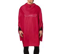 Vaude Bike Valdipino Waterproof Poncho Rouge L Homme