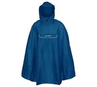 Vaude Bike Valdipino Waterproof Poncho Bleu S Homme Radiate Blue