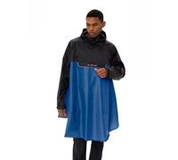 VAUDE Poncho Valero Imperméable - Mixte - Bleu/Noir - Taille L - Modèle 2025
