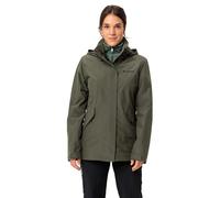 VAUDE Veste 3 en 1 Rosemoor II pour Femme Double, Kaki, 42