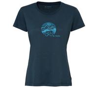 Vaude - Women's Cyclist V - T-shirt - 34 - dark sea / dark sea