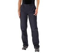 VAUDE Women's Drop Pants II Pantalon Femme, Noir/Noir, 46 Kurz
