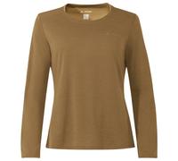 Vaude - Women's Essential L/S T-Shirt - T-shirt technique - 36 - peanut butter