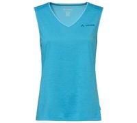 Vaude Essential Sleeveless T-shirt Bleu 36 Femme