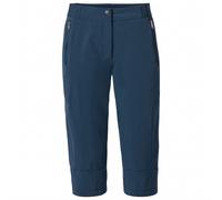 Vaude Farley Stretch Capri Iii Pants Bleu 38 Femme