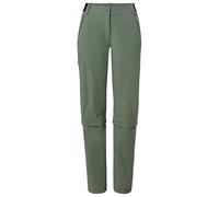 Vaude - Women's Farley Stretch Capri T-Zip Pants III - Pantalon convertible - 42 - Short - agave