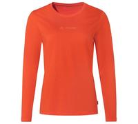Vaude - Women's Logo L/S T-Shirt - Haut à manches longues - 36 - glowing red