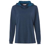 VAUDE Women's Mineo Ls Hoody T-Shirt, Dark Sea, 44 Femmes