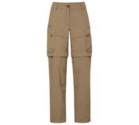 Vaude - Women's Neyland Cargo Zip Off Pants - Pantalon de trekking - 42 - Regular - oat