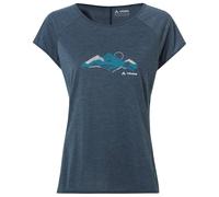 Vaude - Women's Tekoa T-Shirt II Dark Sea White - 38 - Tee-shirt de rando