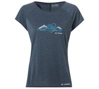 Vaude Tekoa Ii Short Sleeve T-shirt Bleu 34 Femme