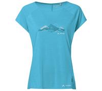 Vaude Tekoa Ii Short Sleeve T-shirt Bleu 38 Femme