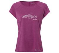 Vaude Tekoa Ii Short Sleeve T-shirt Rose 38 Femme