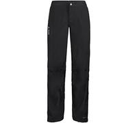 Vaude Women's Yaras Rain Pants III Pantalon de Pluie performant pour Le Cyclisme Femme, Black, FR : M (Taille Fabricant : 38)