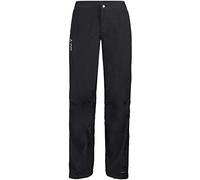 Vaude Women's Yaras Rain Pants III Pantalon de Pluie performant pour Le Cyclisme Femme, Black, FR : XS (Taille Fabricant : 34)
