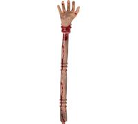 Vaudou Zombie Bâton Accessoire d'Halloween Magie Occultisme Rituel Sorcier Art Noir Effroi Décoration Malheur Serpent Magicien Mystère Fantaisie, Couleur : Marron