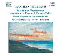 Vaughan Williams – Fantaisie sur un thème de Thomas Tallis / Fantaisie sur Greensleeves – CD – NAXOS
