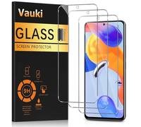 Vauki 3 Pièces Verre Trempé pour Xiaomi Redmi Note 11 Pro, Redmi Note 11 Pro 5G, Ultra Résistant Film Protection Écran, HD Transparent, Sans Bulles, Dureté 9H Glass, Vitre Protecteur,6,67", Clear