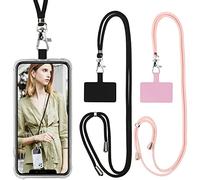 Vauki Lanière pour chaîne de téléphone Portable Universelle, Sangle de Cou Corde Mobile Suspendue en Nylon réglable détachable pour la Plupart des téléphones pour iPhone Samsung Xiaomi