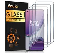 Vauki Lot de 3,Verre Trempé pour OnePlus 8T/8T+ 5G Vitre Protection Écran,Film HD Dureté 9H Glass Ultra Résistant Anti Rayures avec Haute Transparence à 99% Sans Bulles