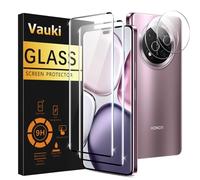 Vauki Verre Trempé pour Honor Magic 7 Lite 5G Protection D'écran Film avec Caméra Arrière Protecteur,Dureté 9H Vitre écran,Anti Rayures Sans Bulless HD Transparent Haute Sensibilité,[2+2Pièces]