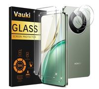 Vauki Verre Trempé pour Honor Magic 8 Lite 5G Protection D'écran Film avec Caméra Arrière Protecteur,Dureté 9H Vitre écran,Anti Rayures Sans Bulless HD Transparent Haute Sensibilité,[2+2Pièces]