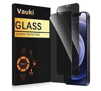 Vauki Verre Trempé pour iPhone 12 Mini Anti Espion 2 Pièces,Anti-Espion Film de Protection D'écran,Dureté 9H,Anti-Rayures,Sans Bulles,Anti-Spy Privacy Protecteur Vitre pour iPhone 12 Mini,5.4"