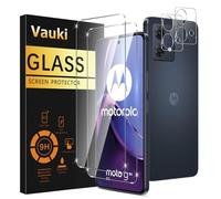 Vauki Verre Trempé pour Motorola Moto G84 5G avec Caméra Arrière Protecteur [2+2 Pièces],Dureté 9H Film de Vitre Protection écran Anti Rayures Sans Bulless Transparent HD Haute Sensibilité