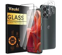 Vauki Verre Trempé pour Motorola Moto G85 5G avec Caméra Arrière Protecteur [2+2 Pièces],Dureté 9H Film de Vitre Protection écran Anti Rayures Sans Bulless Transparent HD Haute Sensibilité