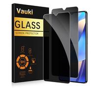 Vauki Verre Trempé pour Oppo A16/A16s/A54s Anti Espion 2 Pièces,Anti-Espion Film de Protection D'écran,Dureté 9H,Anti-Rayures,Sans Bulles,Anti-Spy Privacy Protecteur Vitre pour Oppo A16/A16s/A54s
