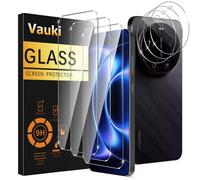 Vauki Verre Trempé pour Xiaomi 17 Ultra Protection D'écran Film avec Caméra Arrière Protecteur,Dureté 9H Vitre écran,Anti Rayures Sans Bulless HD Transparent Haute Sensibilité,[3+3Pièces]