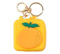 Vault De Style Minuscule - Poche De Monnaie À Fermeture Éclair, Sac À Main en Silicone Mignon | Porte-clés en Silicone À Bourse avec Une Impression Mignonne Élégante, Un Support De Changement Compact